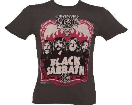 Amplified Vintage Mens Charcoal Black Sabbath T-Shirt from