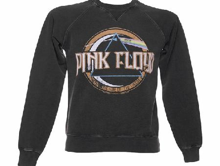 Amplified Vintage Mens Charcoal Pink Floyd On The Run Sweater