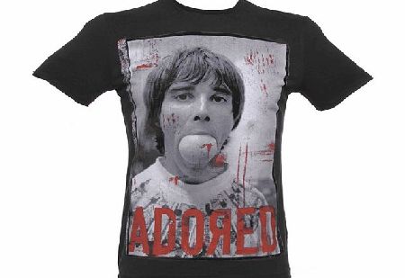 Mens Charcoal Stone Roses One love T-Shirt