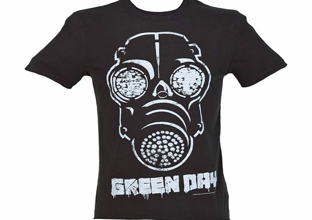Mens Green Day Mask T-Shirt from Amplified