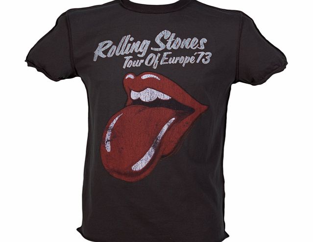 Amplified Vintage Mens Rolling Stones Tour of Europe 73