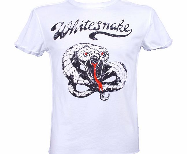 Mens Whitesnake T-Shirt from Amplified