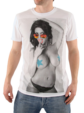 Amplified White Pin Up CoCo T-Shirt