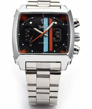 AMPM24 Mens Automatic Mechanical Black Dial Date Day Stainless Steel Sport Watch PMW047