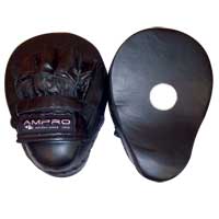 Ampro Leather Curved Hook and Jab Pad