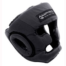 AMPRO PRO FULL FACE LEATHER HEADGUARD A113