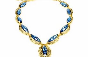 Amrita Singh Camella Shells blue necklace