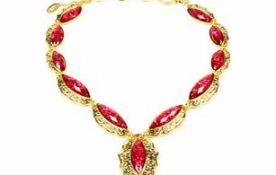 Camella Shells ruby necklace