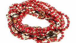 Amrita Singh Kupilas Bracelet Set in Red