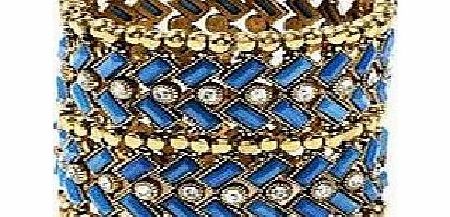 Amrita Singh Thompson Street blue crystal bracelet