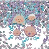 Amscan Baby Shower - Christening - Naming ceremony table confetti - great party table decorations