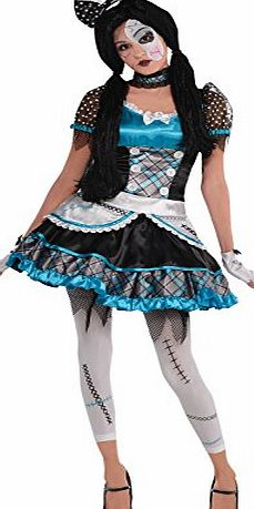 Amscan Christys Dress Up Girls Halloween Shattered Doll Fancy Dress Costume 10-12 Years