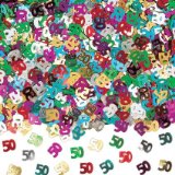 Amscan Confetti: Numeral 50 Multi Coloured