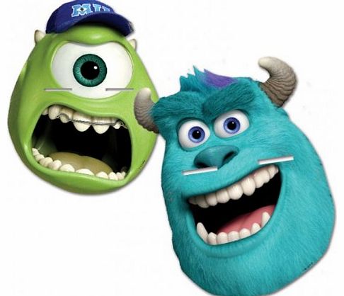 Amscan International Disney Monster University 4 Face Masks