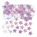 Amscan Irridescent Table Confetti, Star Shaped Party Decoration