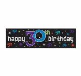 Party Continues 30th Birthday Giant Banner 128509