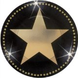 Amscan Partyware: 8 Star Attraction Plates 17.7cm