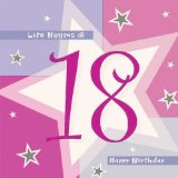 Pink Happy 18th Birthday Napkins - 16 quality Pink Shimmer 18th birthday lunch birthday party napkins / serviettes