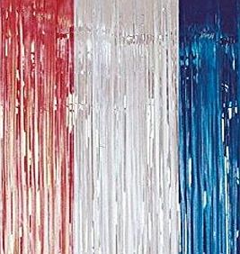 Amscan Red White amp; Blue Door Curtain