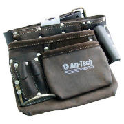 AMTECH 6 Pocket Heavy Duty Leather Tool Belt Oil