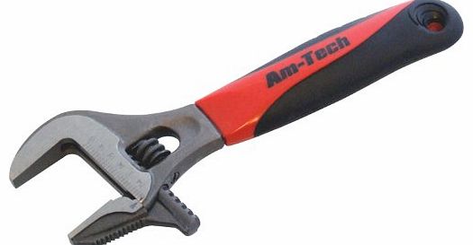 Amtech Am-Tech 2-in-1 Adjustable/ Pipe Wrench with Wide Jaw