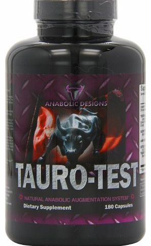 Anabolic Designs Tauro-Test Testosterone Booster Capsules - Tub of 180
