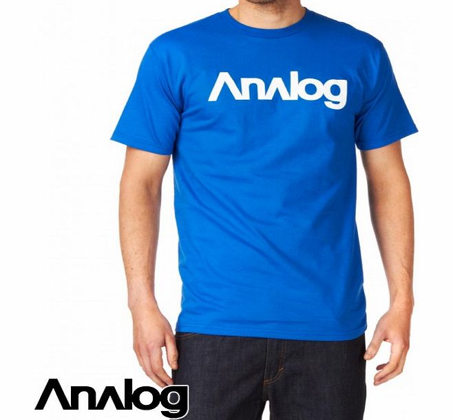 Analog Mens Analog Analogo T-Shirt - Royal