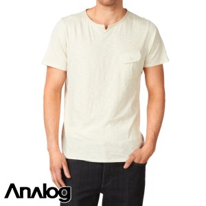 T-Shirts - Analog Slash T-Shirt - Cement