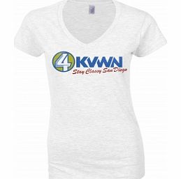 Man Network White Womens T-Shirt Small ZT