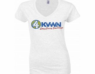 Anchor Man Network White Womens T-Shirt X-Large ZT