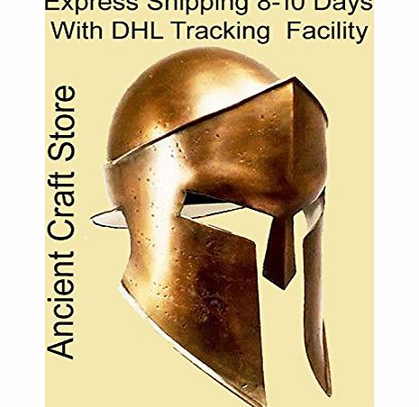 ancientcraftstore 300 Spartan Helmet (free Display Stand, Liner and Strap)