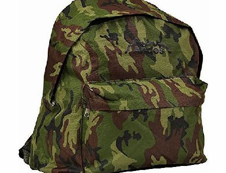 Andes 22 Litre Green Camo Camouflage Rucksack/Backpack Adults/Childs Military