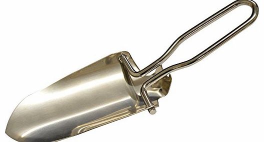 Andes Stainless Steel Folding Shovel Trowel Spade With Carry Bag Garden Camping Tool