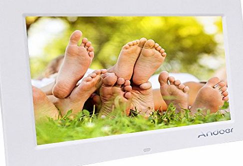 Andoer 13-inch LED Digital Picture Frame Wide Screen HD Digital Album High Resolution 1366*768 Electronic Photo Frame with Remote Control Black