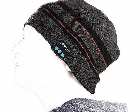 Andoer Bluetooth Music Beanie Hat Soft Warm Cap with Stereo Headphone Headset Speaker amp; Mic Wireless Hands-free for Men Women Gift