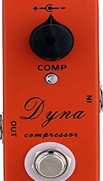 Andoer Dyna Compressor Electric Guitar Effect Pedal Mini Single Effect with True Bypass