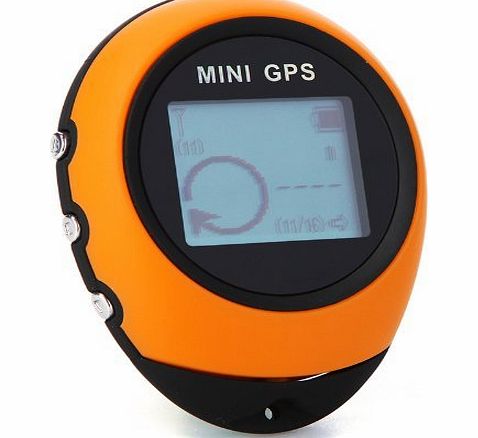 Andoer Mini Handheld Gps Navigation For Outdoor Sport Travel, Yellow