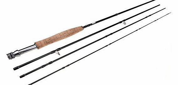 Travel Fly Fishing Rod Pole Tackle 2.4M 7.87FT 4 Sections #3-4/4