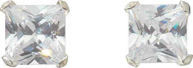 Andralok Sterling Silver Cubic Zirconia Stud