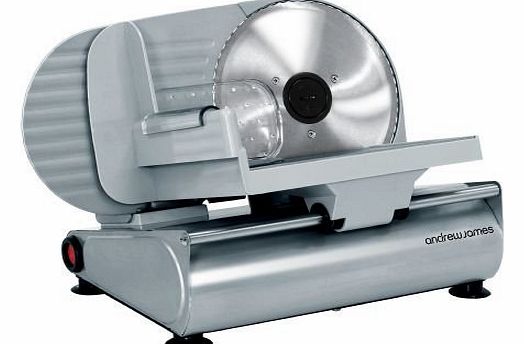 Electric Precision Food Slicer 19cm Blade + Includes 2 Extra Blades For Bread and Meat
