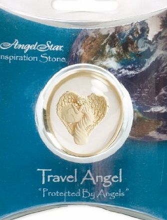Angel Star Travel Angel Protected by Angels Inspiration Stone in Pillow Pack