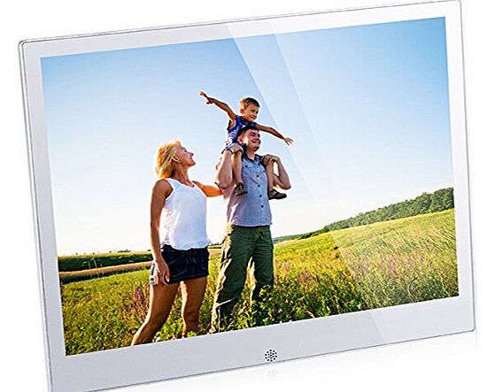 Angelbubbles Top-Resolution HD Hi-Res Aluminum Alloy Back Shell 7/8/9.7/10.1inch LCD Widescreen 4:3/16:9 Multifunction Digital Photo Frame Video/Music Player Up To 1024*768 SD/MMC/MS (9.7INCH)
