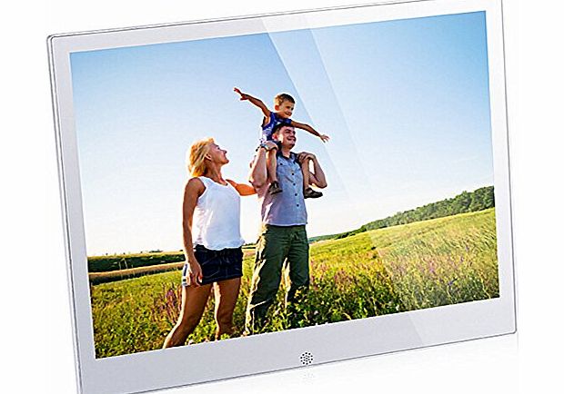 Angelbubbles Top-Resolution Hi-Res Aluminum Alloy Back Shell 7/8/9.7/10.1inch LCD Widescreen 4:3/16:9 Multifunction Digital Photo Frame Video/Music Player Up To 1024*768 SD/MMC/MS (8Inch)