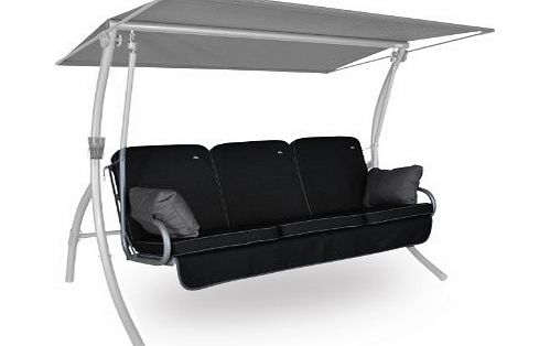 Angerer Primero Style 4785/137 Cushions for 3-Seater Swing Black (Swing not included)