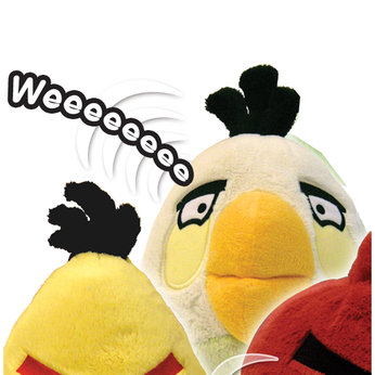 Angry Birds 5` Soft Toy with Sound - White