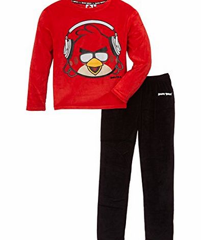 Angry Birds  Boys 44ABSOG401 Pyjama Set, Red (Red/Black), 5 Years