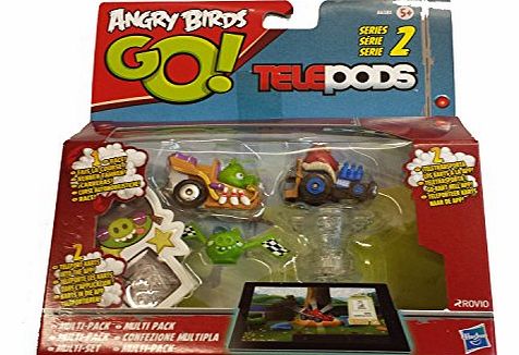 Angry Birds GO  Kart Multi Figure Pack Tele Pods Multi Pack Series 2 *FREE UK SHIPPING*