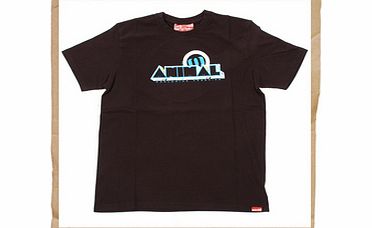 Animal Aki Tee Black