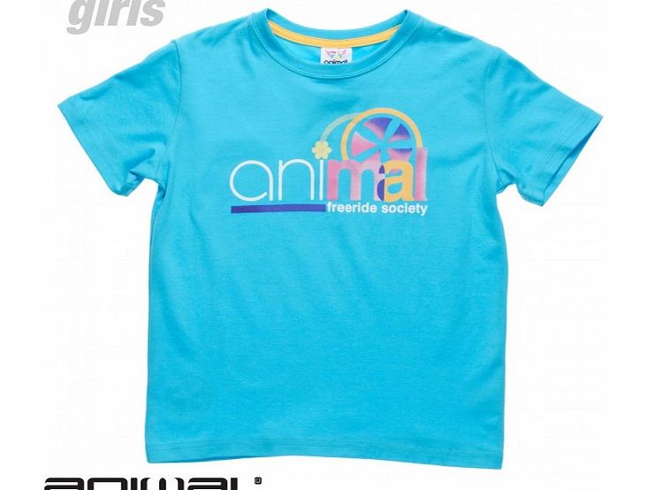 Animal Alias Girls T-Shirt - Turquoise