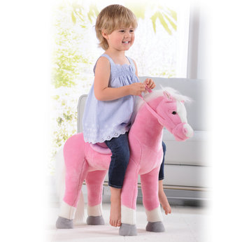 Animal Alley 64cm Standing Horse - Pink